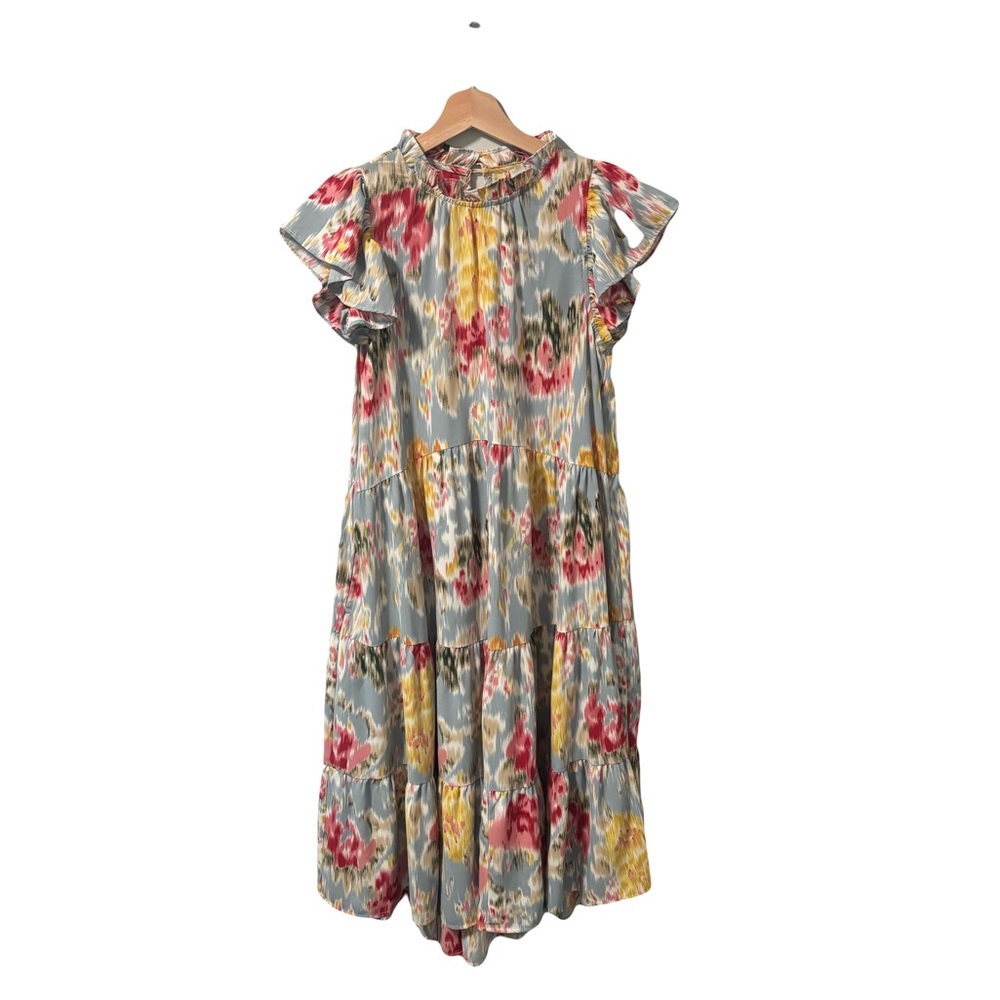 Pinch Multicolor Patterned Blouse